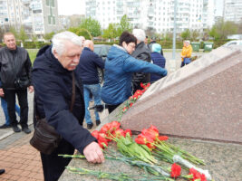 В Южному відбувся мітинг-реквієм з нагоди 37-ї річниці Чорнобильської катастрофи